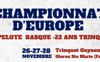 Championnat d’Europe Trinquet -22ans
