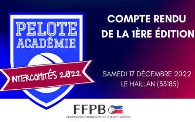 Pelote Académie – édition 2022