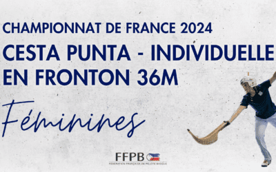 Ch. de France Cesta Punta en individuelle – Fém 2024