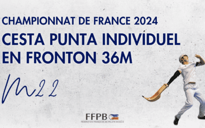Ch. de France Cesta Punta en individuel -22ans 2024