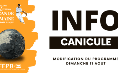 INFORMATION CANICULE – 102 GSPB