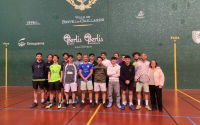 1er rassemblement du Ch. de France de Frontenis Nat.A Masculins.