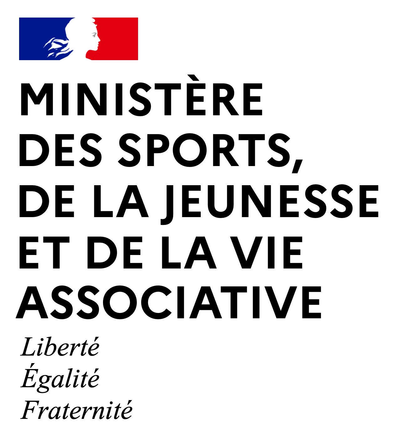 Logo du Ministère des Sports depuis septembre 2024.